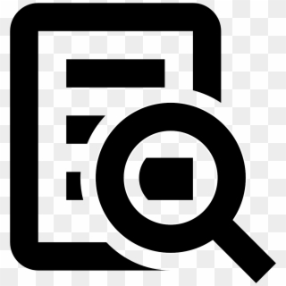 Magnifier Icon - Sign Clipart