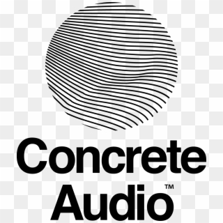 Concrete Audio Logo - Circle Clipart