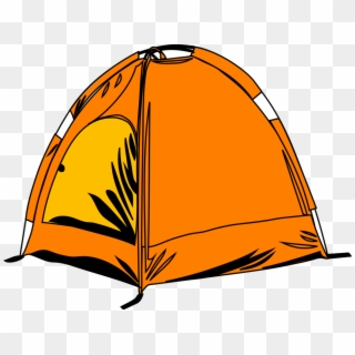 Tent Camping Campsite Sleeping Bags Circus - Camping Clip Art Png Transparent Png