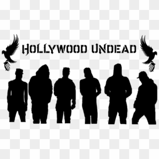 Hollywood Undead Png Clipart - Hollywood Undead Silhouette Transparent Png