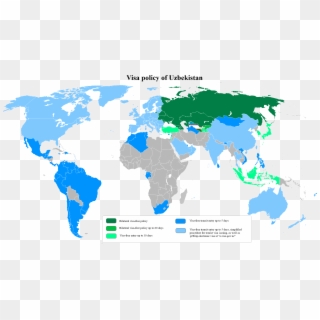Visa Policy Of Uzbekistan With Transit Visit - Countries Where Queen Elizabeth Can Be Charged Clipart
