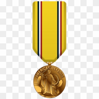 American Defense Service Medal - American Defense Service Medal Png Clipart