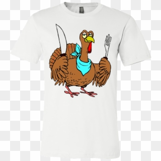 Funny Thanksgiving Turkey T-shirt - Thanksgiving Cartoon Turkey Clipart