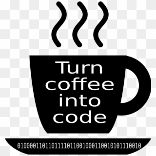 Medium Image - Turn Coffee Into Code Clipart
