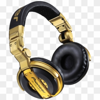 Dj Headphones Png - Pioneer Dj Headphones Gold Clipart