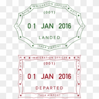 Png Library Download Stamp Transparent Passport - Transparent Passport Stamp Maker Clipart