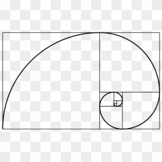 Fibonacci Spiral - Fibonacci Spiral Png Clipart