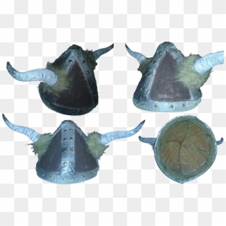 2017 Halloween Viking Costume Helmet Collage - Bronze Sculpture Clipart