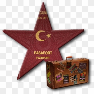 Ozguroot's Turkish Passport Barnstar - Carton Clipart