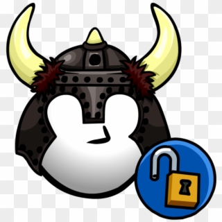 Helmet Clipart Armored - Club Penguin Viking Hat - Png Download