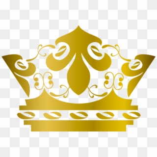 Crown Of Queen Elizabeth The Queen Mother Gold Clip - Gold Queen Crown Drawing - Png Download