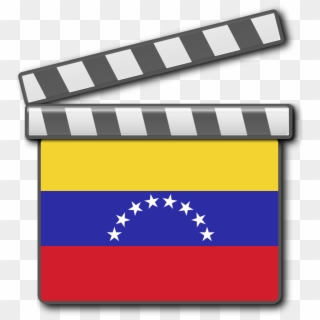 Venezuela Film Clapperboard - Flag Of Venezuela Clipart
