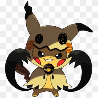 Pokemon Pikachu Mimikyu Freetoedit - Pikachu In A Mimikyu Costume Clipart