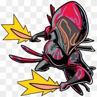 Trinity In Action Warframe Gaming Freetoedit Clipart