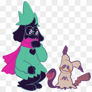 Ralsei And Mimikyu Best Friends Forever By Princelotors - Draw Deltarune Christmas Clipart
