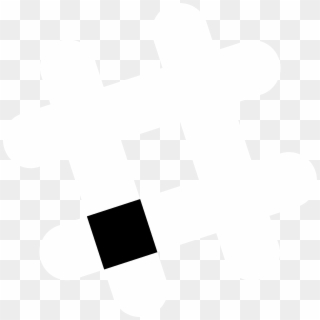 Slack Logo Black And White - Parallel Clipart