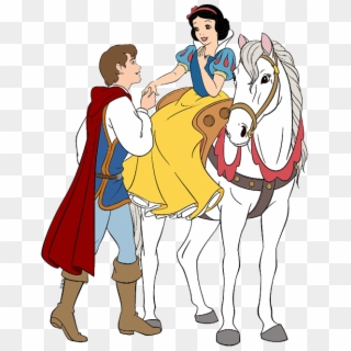 Prince Png - Snow White And Horse Clipart