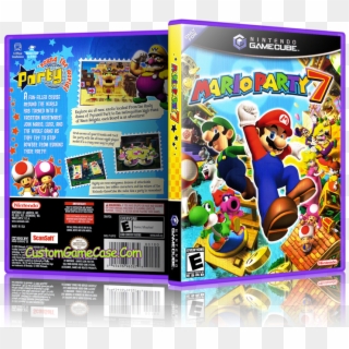 Gamecube Case Style - Mario Party 7 Usa Clipart