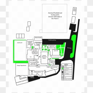 Prince William School Map Labelled - Floor Plan Clipart