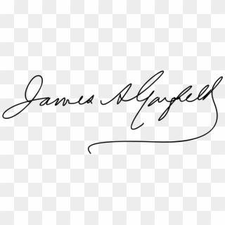 James A Garfield Signature2 - James A Garfield Signature Clipart