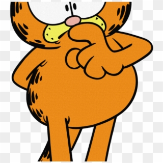 Garfield Clipart Dirty - Garfield Thinking - Png Download