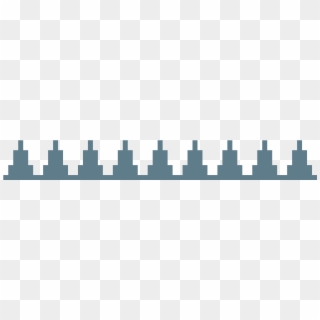 Spikes - Skyline Clipart