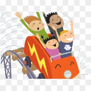 Upside Down Clipart Roller Coaster - Rollercoaster Clipart - Png Download