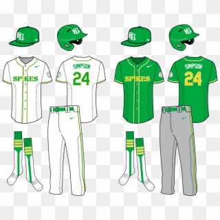 Ftl Spikes Uniforms 01 - Baseball Uniform Clipart