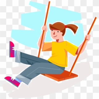Image Library Library Youngster Swings On Swing Image - Swing Vector Png Clipart