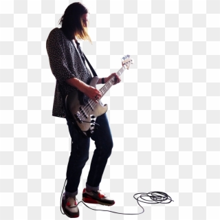 Playing Bass - Music People Png Clipart