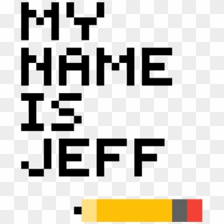 My Name Is Jeff - Game Over Pixel Png Clipart