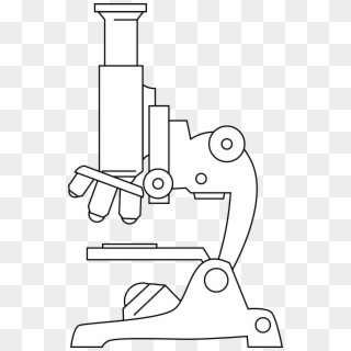 Microscope Clipart - Microscope Lineart - Png Download