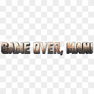 Game Over, Man - Game Over Man Logo Clipart