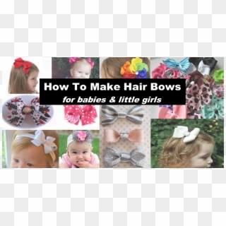 How To Make Hair Bows - Girl Clipart