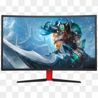 Hkc G27 27" Led Curved Widescreen Black & Red 144hz - Hkc 27 Inch 144hz Clipart