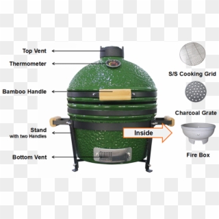 Structure Of Kamado Bbq Grill - Lid Clipart