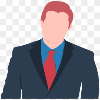 Suit And Tie Png - Faceless Man In Suit Clipart