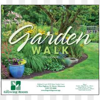 Picture Of Garden Walk Wall Calendar - Calendar Clipart