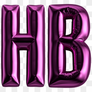 Birthday Balloon Font - Inflatable Clipart