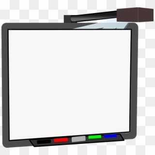 Whiteboard Presentation Board School Classroom - Smartboard Clipart - Png Download