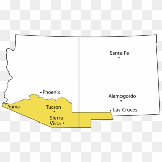 Land Gained In Gadsden Purchase Clipart