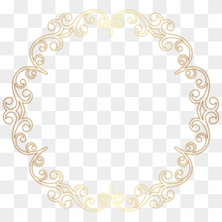 Free Png Download Round Gold Border Frame Clipart Png - Circle Transparent Png
