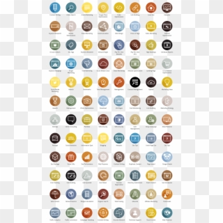 Seo Colored Icons Web Design Icon, App Ui Design, Free - Best Cmyk Colors Clipart