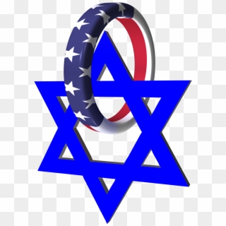 Usa Israel Ring Star Clipart