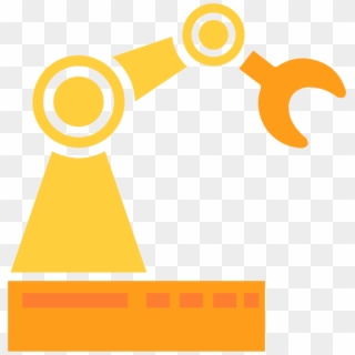Automation Technology - Robotic Arm Icon Vector Clipart