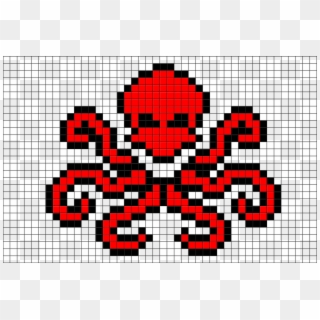 Pixel Art Hydra Clipart