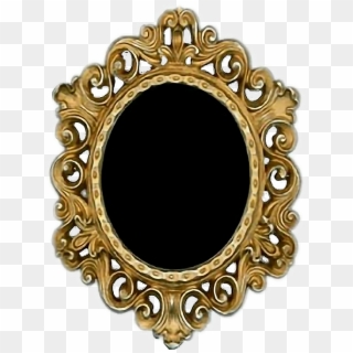Report Abuse - Golden Mirror Frame Png Clipart