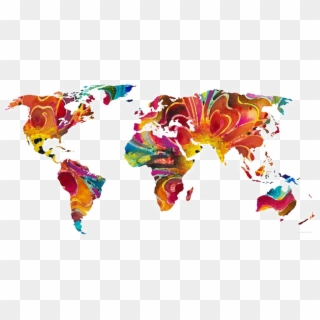 Abstract World Map Png Pic - Abstract World Map Png Clipart