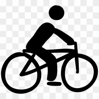 Png File Svg - Bicycle Stick Figure Clipart