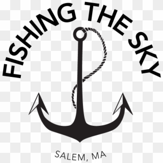 Anchor Design For Fishing The Sky - Calligraphy Clipart